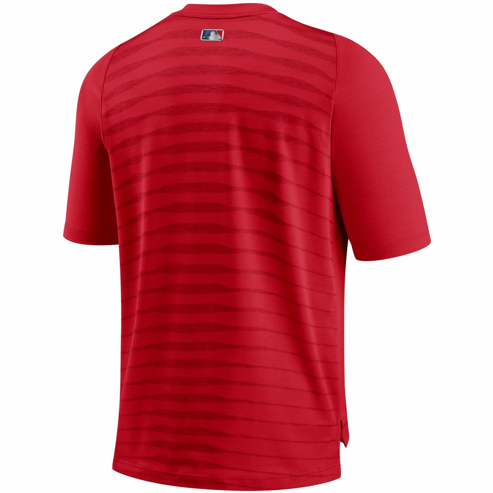 Minnesota Twins Nike Authentic Collection Pregame Performance V-Neck T-Shirt - Red - Nike Discount
