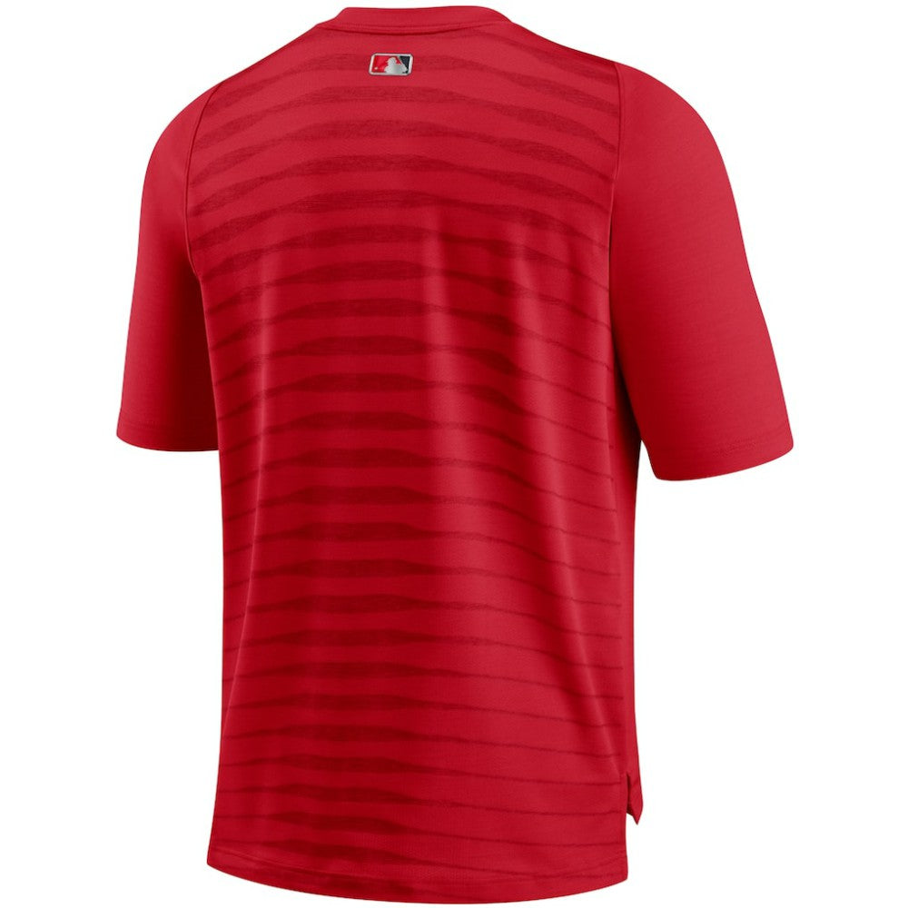 Washington Nationals Nike Authentic Collection Pregame Performance V-Neck T-Shirt - Red - Nike Sale