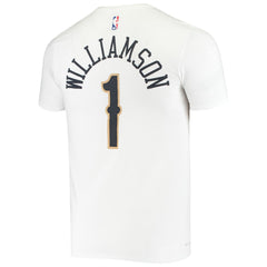 Zion Williamson New Orleans Pelicans Name & Number Performance T-Shirt White | Nike Near Me