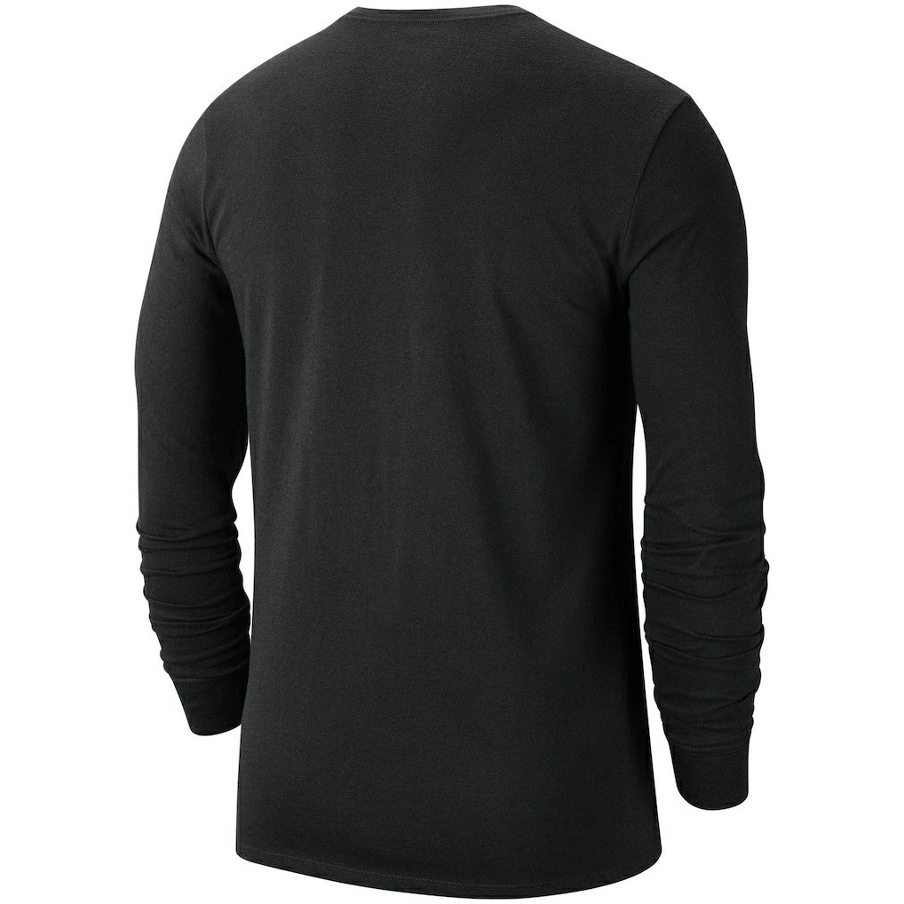 Philadelphia 76ers Courtside Chrome Long Sleeve T-Shirt Black | Nike US