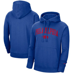 Philadelphia 76ers Heritage Essential Pullover Hoodie Royal | Nike online