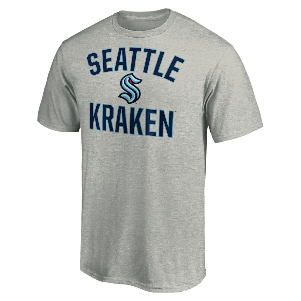 Seattle Kraken Fanatics Victory Arch T-Shirt - Heather Gray - NHL 3959185