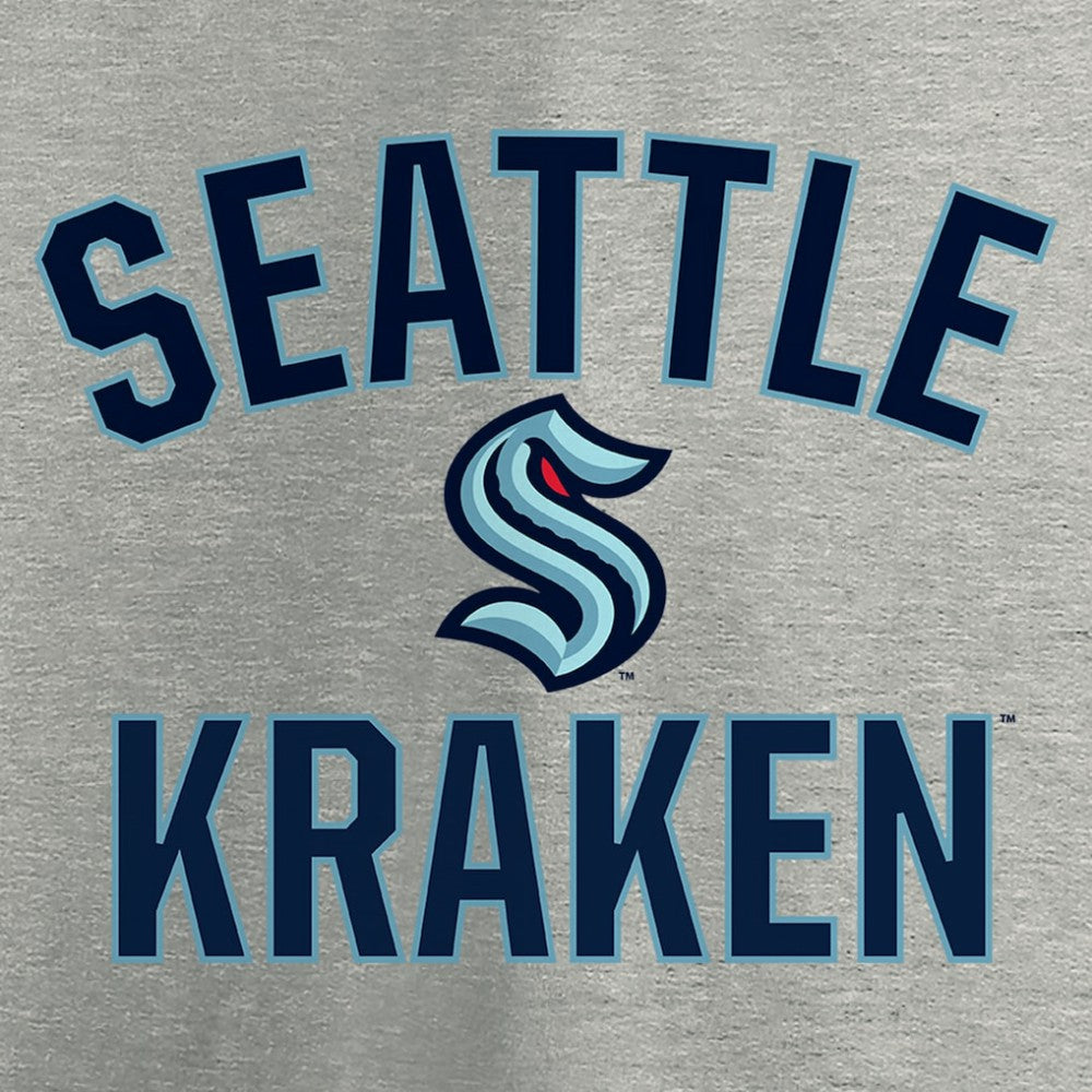 Seattle Kraken Fanatics Victory Arch T-Shirt - Heather Gray - NHL 3959185