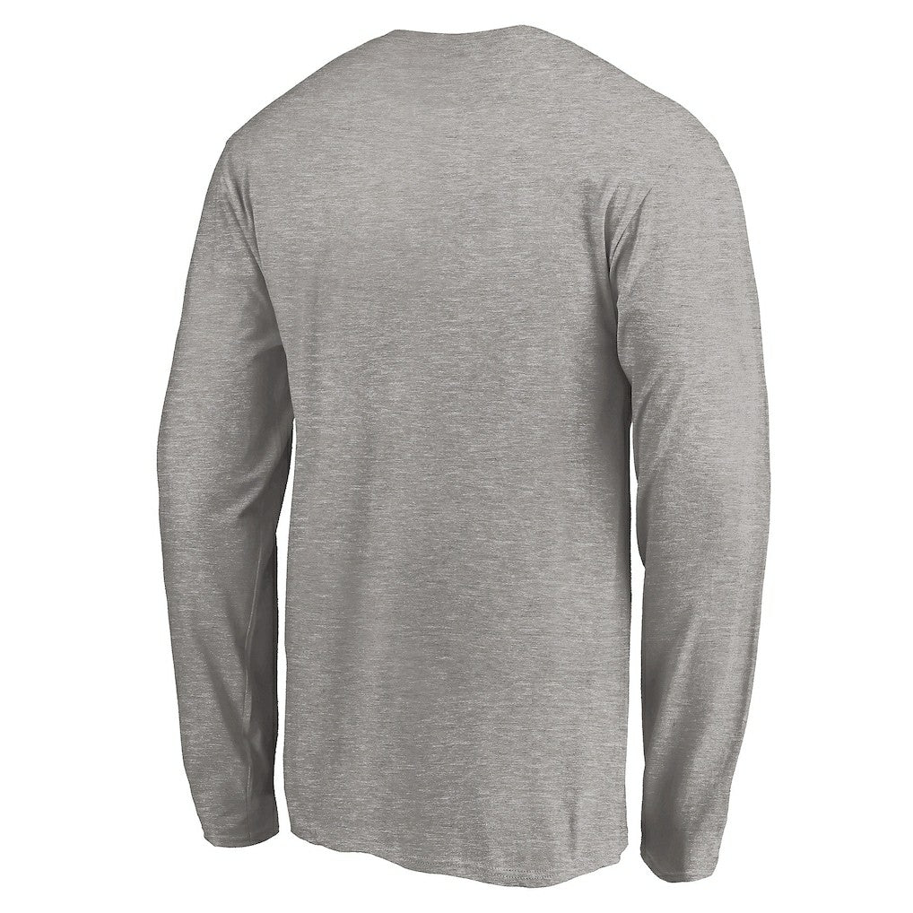 Fanatics Los Angeles Chargers On Side Stripe Long Sleeve T-Shirt Heathered Gray
