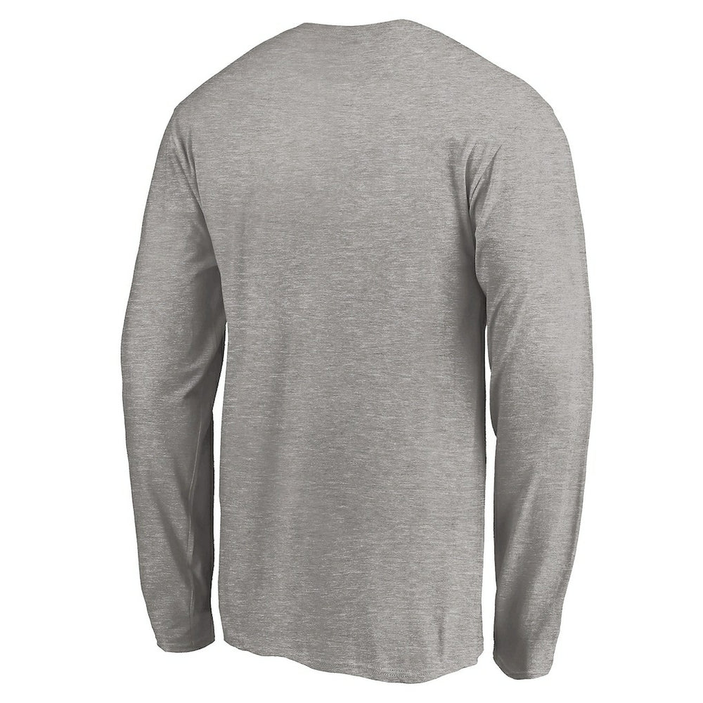 Fanatics Los Angeles Chargers On Side Stripe Long Sleeve T-Shirt Heathered Gray