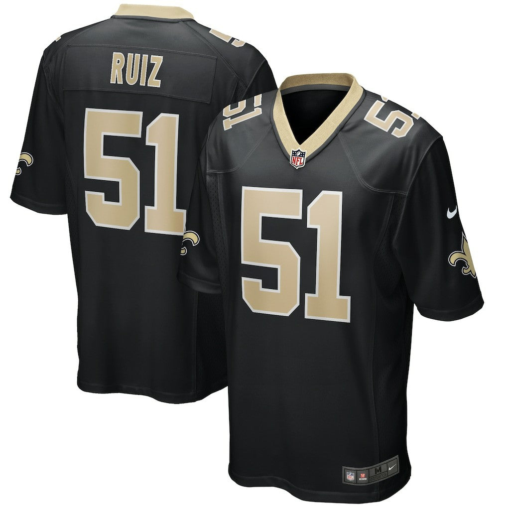 Nike Cesar Ruiz New Orleans Saints Player Game Jersey Black