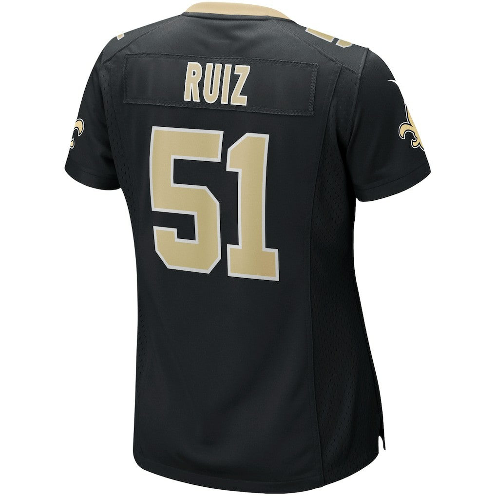 Nike Cesar Ruiz New Orleans Saints Women's Game Jersey Black