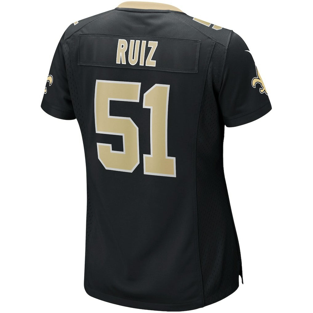 Nike Cesar Ruiz New Orleans Saints Women's Game Jersey Black