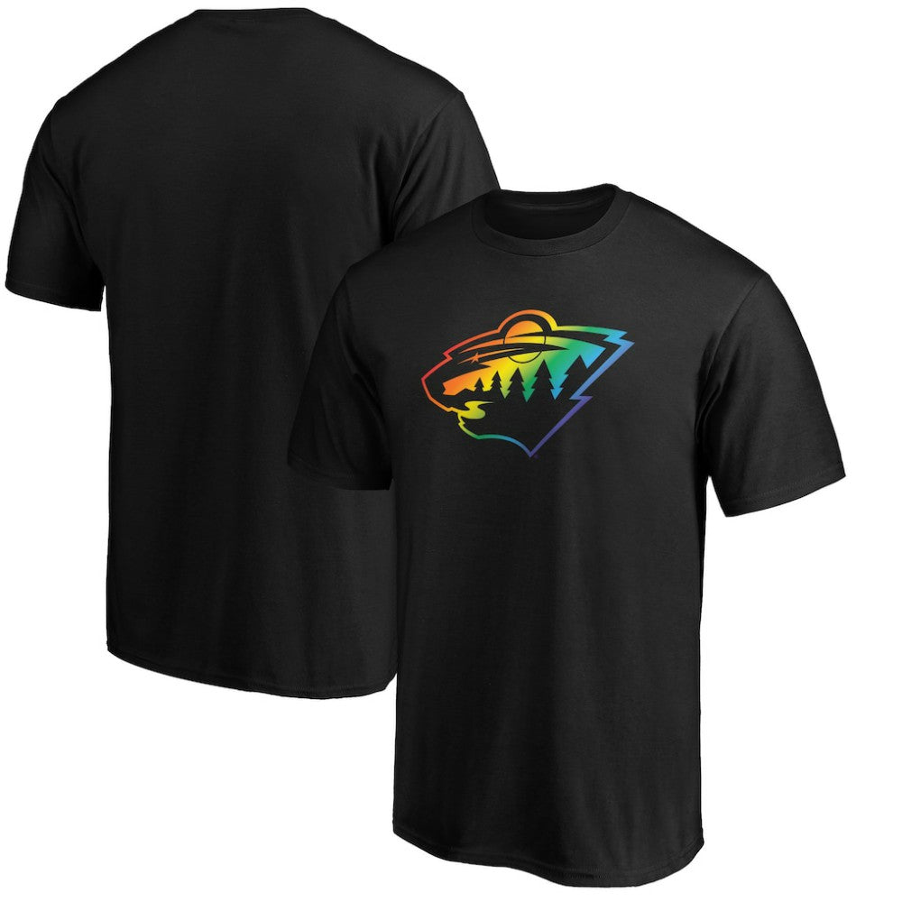 Minnesota Wild Team Pride Logo T-Shirt - Black - NHL 3964360