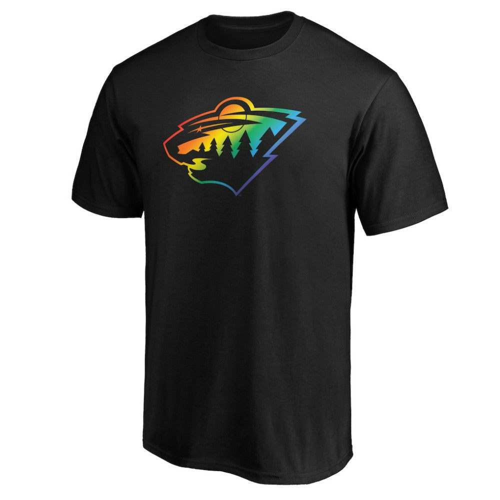 Minnesota Wild Team Pride Logo T-Shirt - Black - NHL 3964360