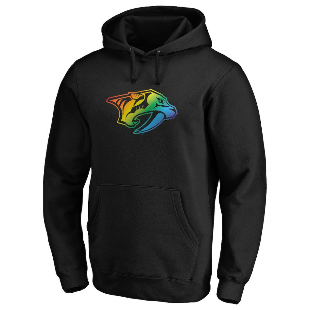 Nashville Predators Team Pride Logo Pullover Hoodie - Black - NHL 3964484