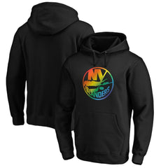 New York Islanders Team Pride Logo Pullover Hoodie - Black - NHL 3964486