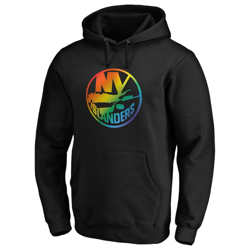 New York Islanders Team Pride Logo Pullover Hoodie - Black - NHL 3964486