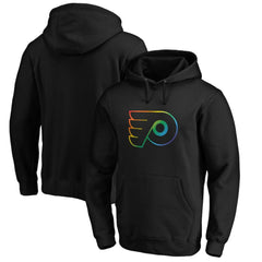 Philadelphia Flyers Team Pride Logo Pullover Hoodie - Black - NHL 3964489