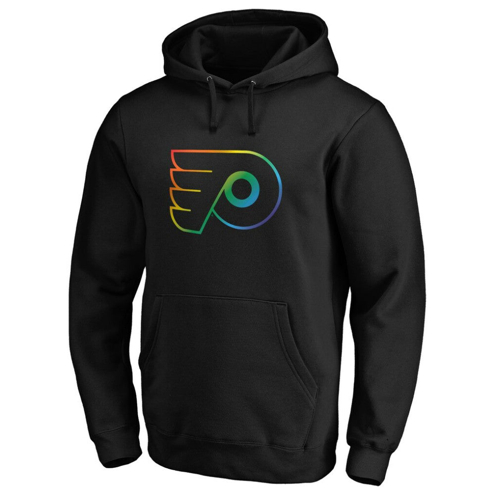 Philadelphia Flyers Team Pride Logo Pullover Hoodie - Black - NHL 3964489