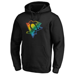 Pittsburgh Penguins Team Pride Logo Pullover Hoodie - Black - NHL 3964490