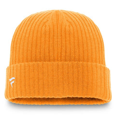 Nashville Predators Fanatics Core Primary Logo Cuffed Knit Hat - Gold - NHL 3970333