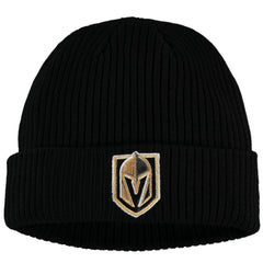 Vegas Golden Knights Fanatics Core Primary Logo Cuffed Knit Hat - Black - NHL 3970340
