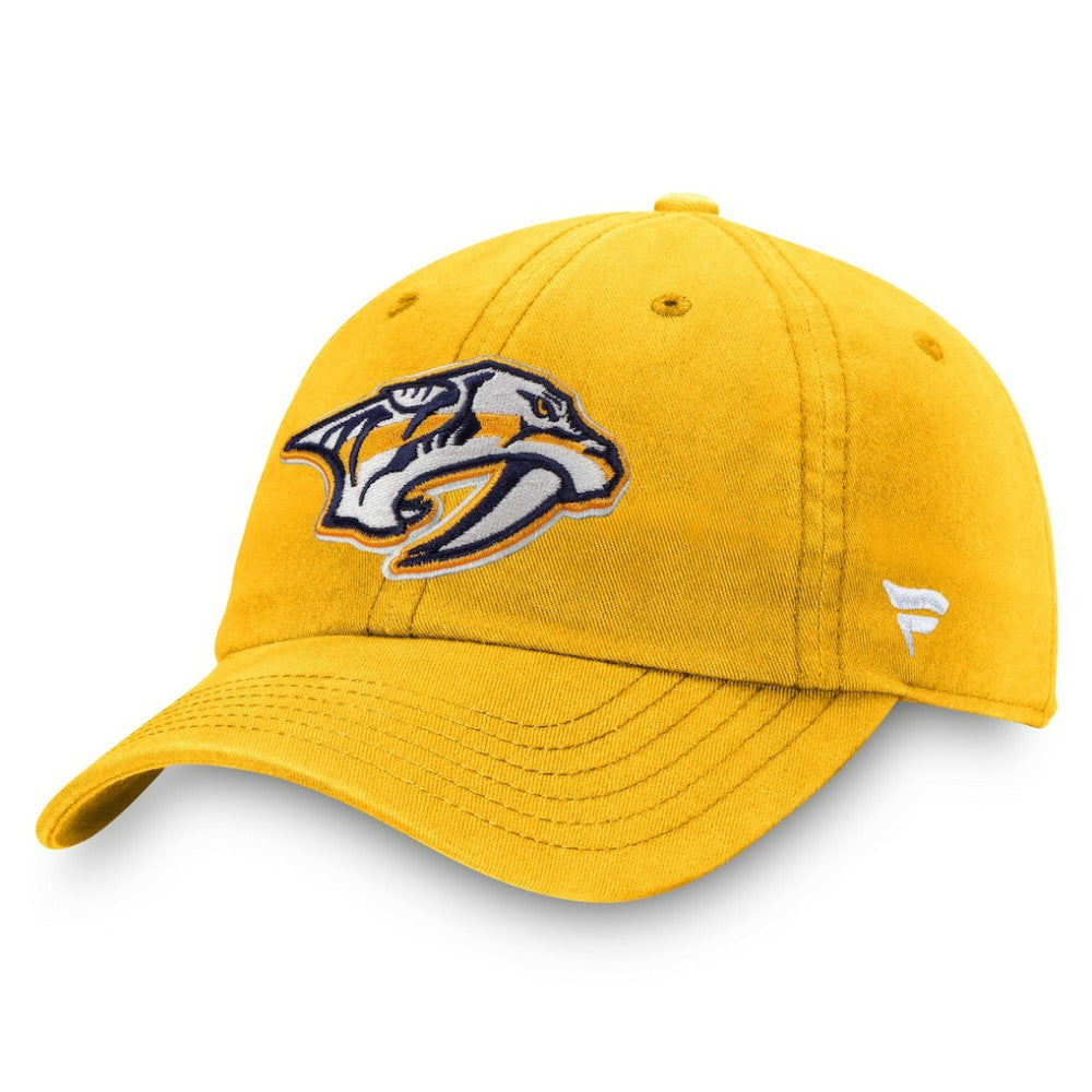 Nashville Predators Fanatics Core Primary Logo Adjustable Hat - Gold - NHL 3970522