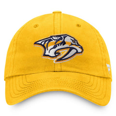 Nashville Predators Fanatics Core Primary Logo Adjustable Hat - Gold - NHL 3970522