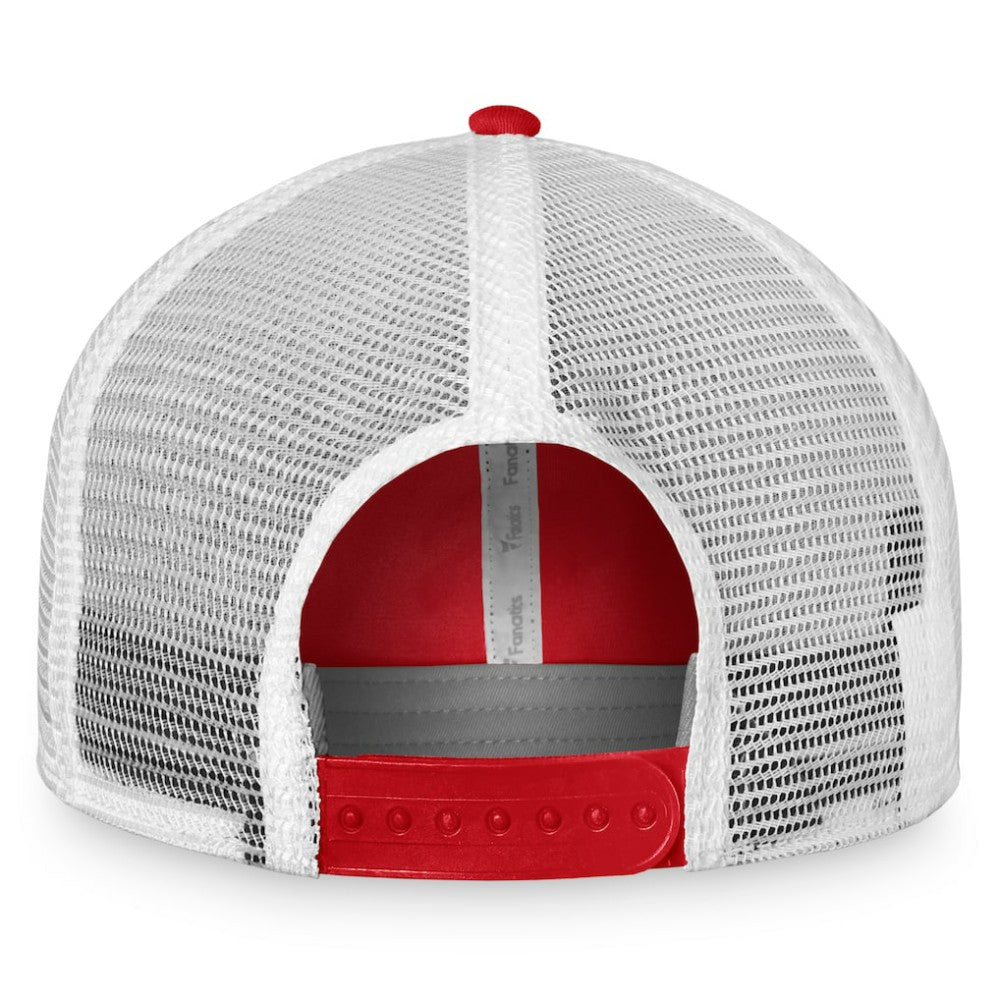 Washington Capitals Fanatics Core Primary Logo Trucker Adjustable Hat - Red/White - NHL 3970578