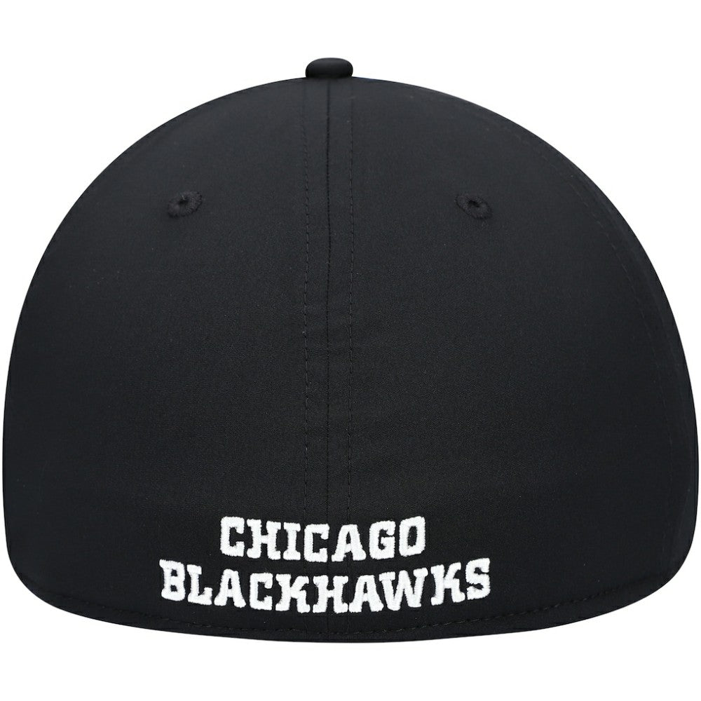 Chicago Blackhawks Fanatics Core Primary Logo Flex Hat - Black - NHL 3970655