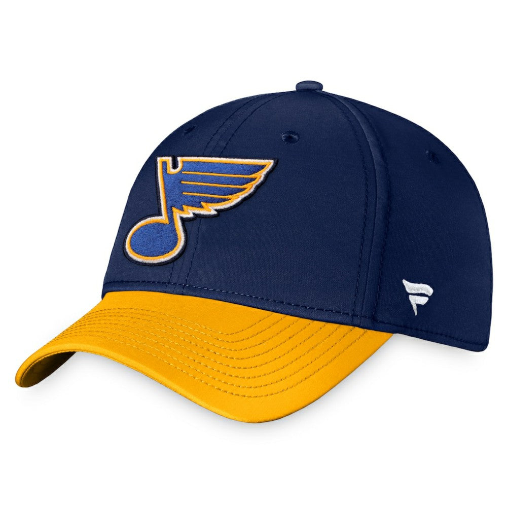 St. Louis Blues Fanatics Core Primary Logo Flex Hat - Navy - NHL 3970676