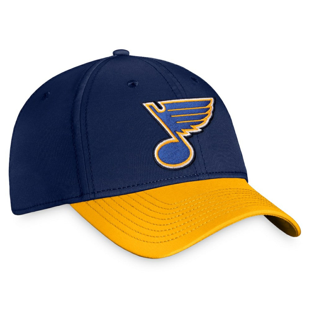 St. Louis Blues Fanatics Core Primary Logo Flex Hat - Navy - NHL 3970676