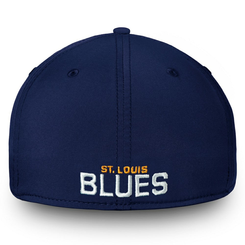 St. Louis Blues Fanatics Core Primary Logo Flex Hat - Navy - NHL 3970676