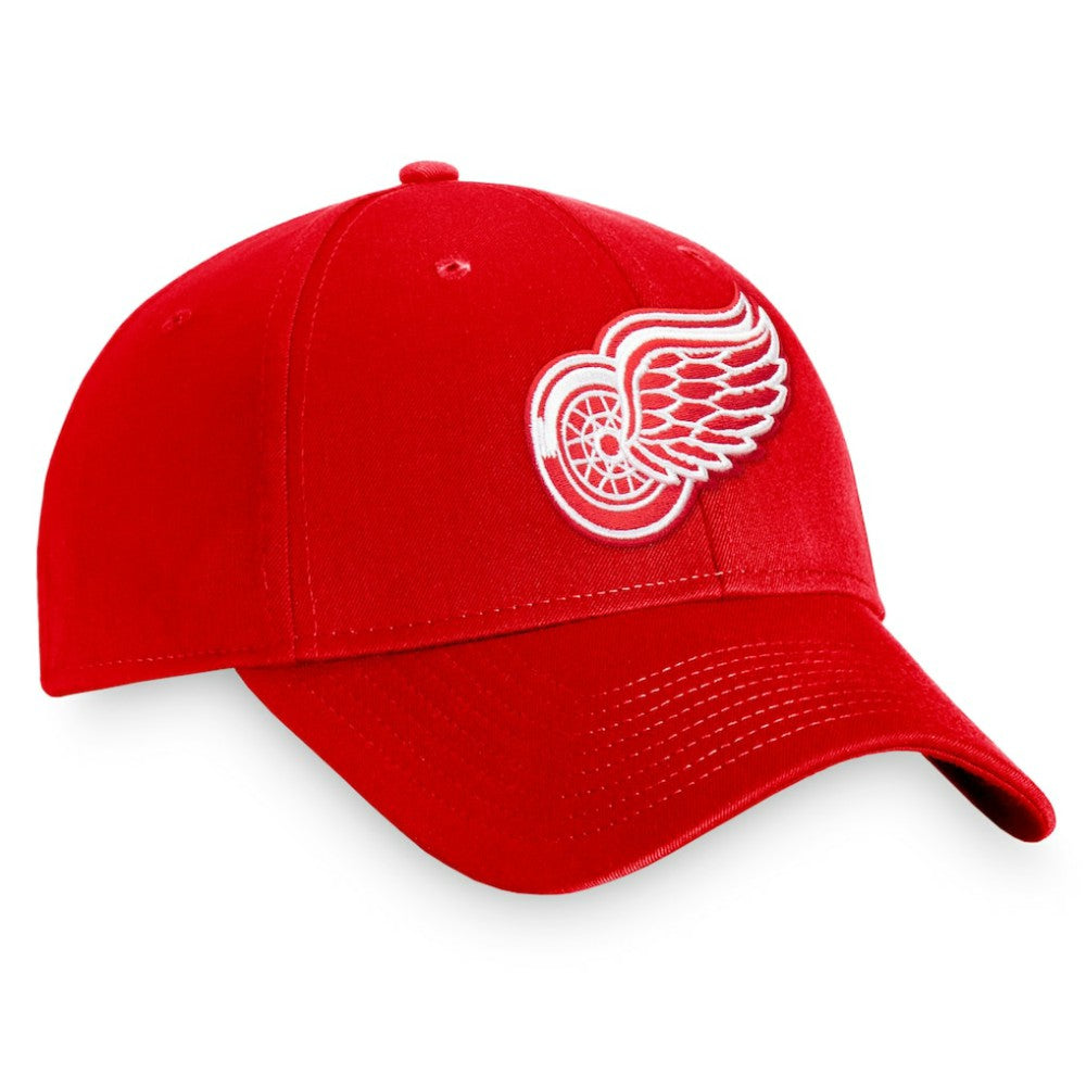 Detroit Red Wings Fanatics Core Adjustable Hat - Red - NHL 3970725
