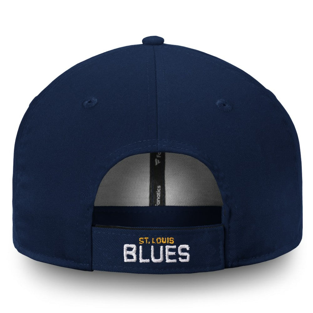 St. Louis Blues Fanatics Core Adjustable Hat - Navy - NHL 3970855