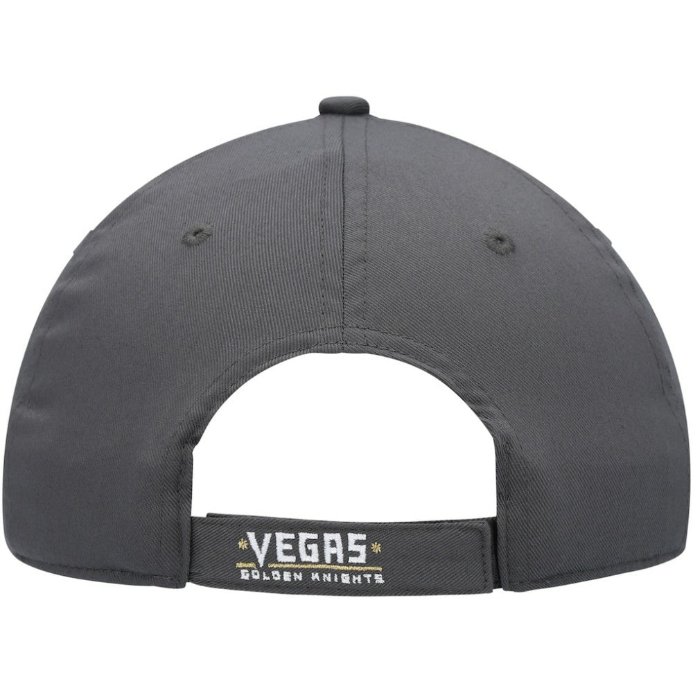Vegas Golden Knights Fanatics Logo Core Adjustable Hat - Charcoal - NHL 3970871
