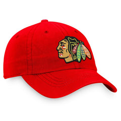 Chicago Blackhawks Fanatics Women's Core Primary Logo Adjustable Hat - Red - NHL 3971015