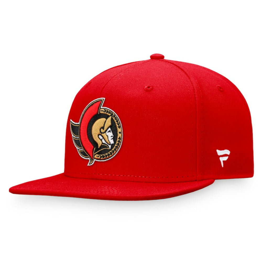 Ottawa Senators Fanatics Core Primary Logo Fitted Hat - Red - NHL 3971149