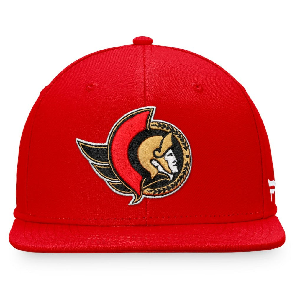 Ottawa Senators Fanatics Core Primary Logo Fitted Hat - Red - NHL 3971149
