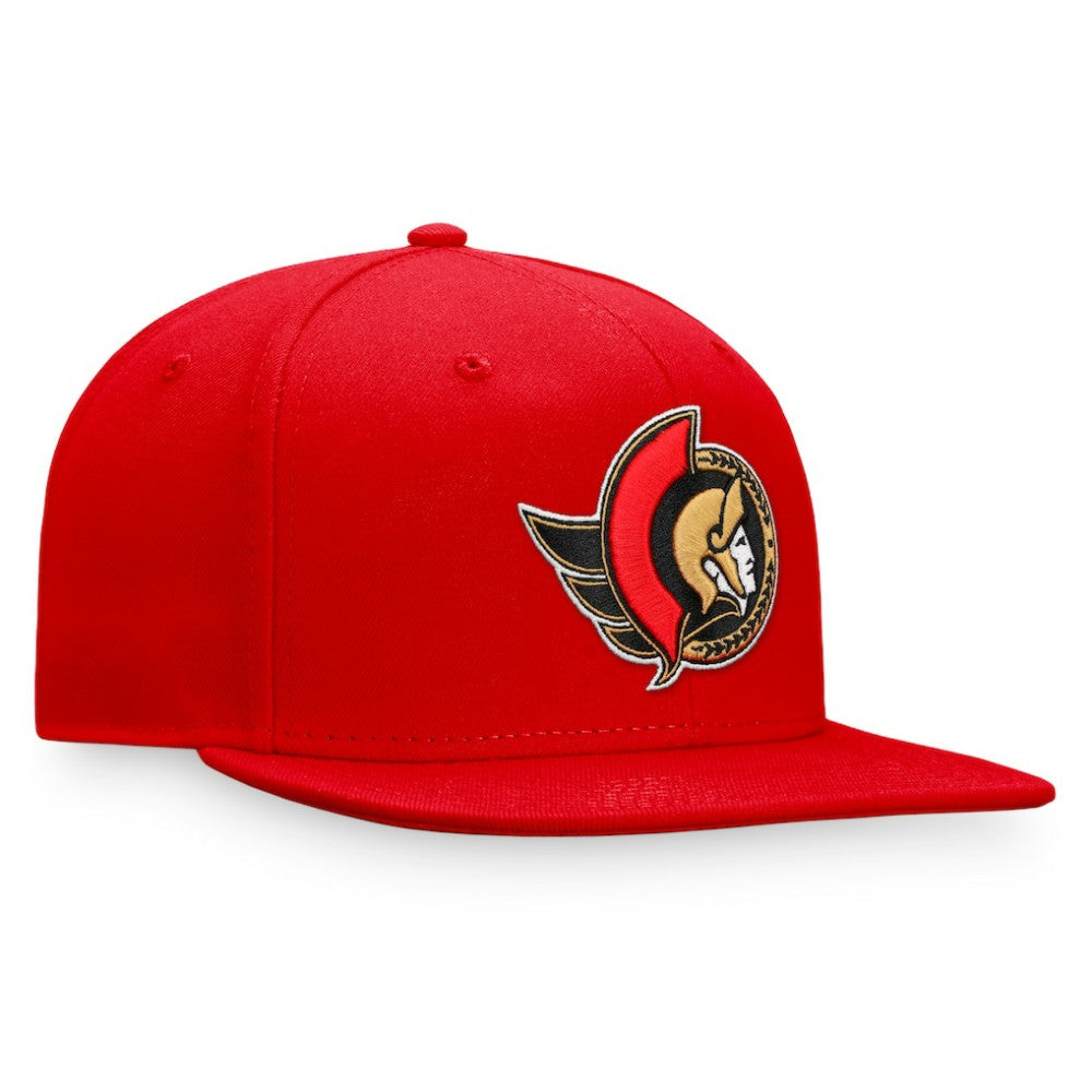 Ottawa Senators Fanatics Core Primary Logo Fitted Hat - Red - NHL 3971149