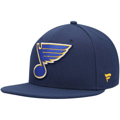 St. Louis Blues Fanatics Core Primary Logo Fitted Hat - Navy - NHL 3971218