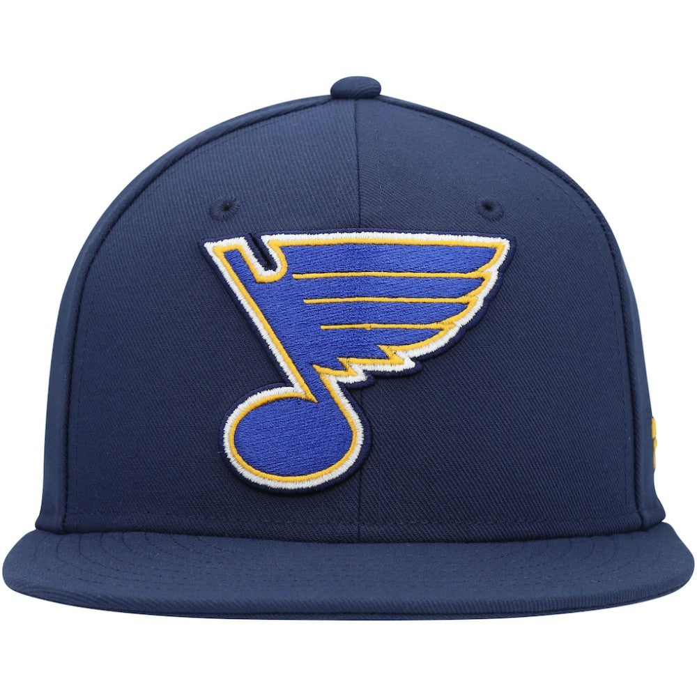 St. Louis Blues Fanatics Core Primary Logo Fitted Hat - Navy - NHL 3971218