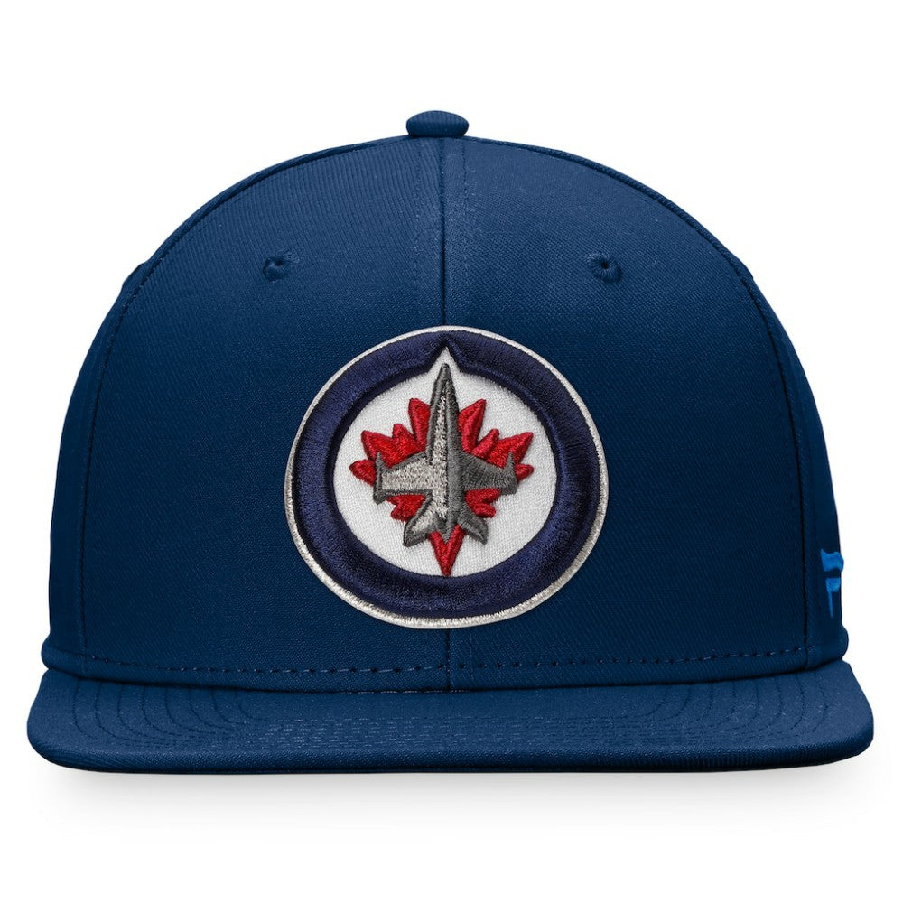 Winnipeg Jets Fanatics Core Primary Logo Fitted Hat - Navy - NHL 3971223
