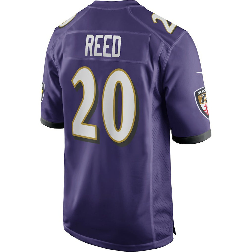 Nike Ed Reed Baltimore Ravens Game Retired Player Jersey Purple