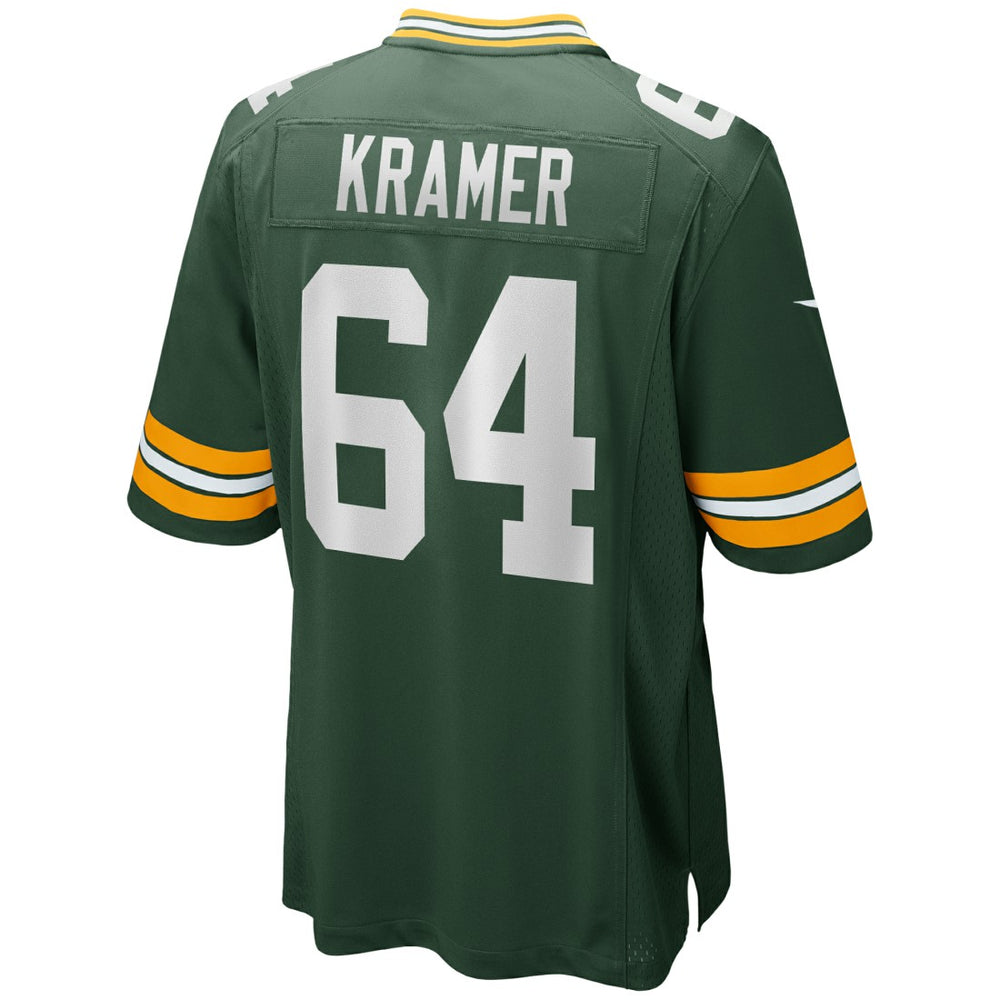 Nike Jerry Kramer Green Bay Packers Game Retired Player Jersey Green