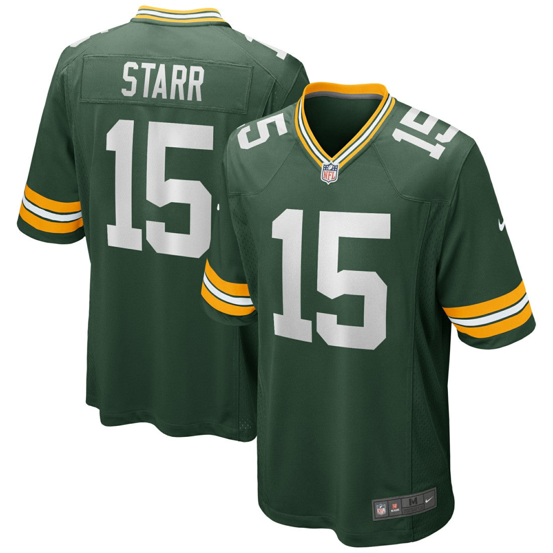 Nike Bart Starr Green Bay Packers Game Retired Player Jersey Green