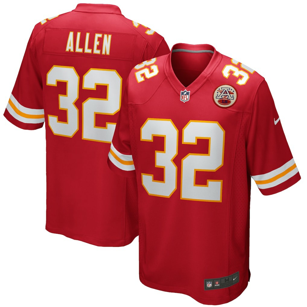 Nike Marcus Allen Kansas City Chiefs Game Retired Player Jersey Red