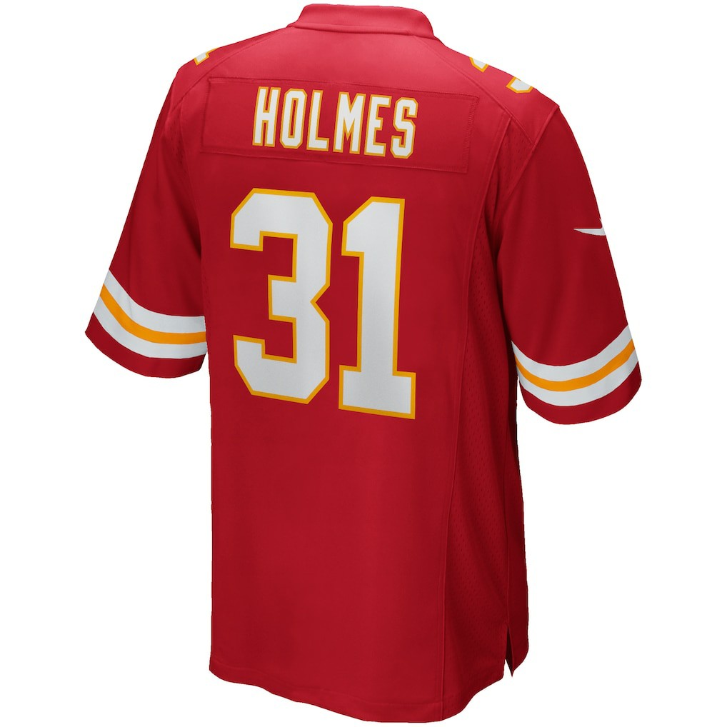 Nike Priest Holmes Kansas City Chiefs Game Retired Player Jersey Red