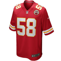 Nike Derrick Thomas Kansas City Chiefs Game Retired Player Jersey Red