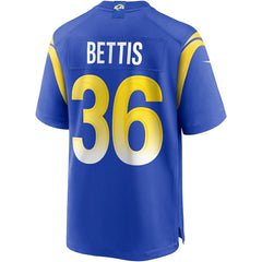 Nike Jerome Bettis Los Angeles Rams Game Retired Player Jersey Royal
