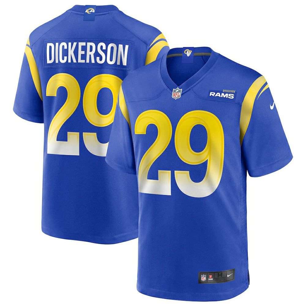 Nike Eric Dickerson Los Angeles Rams Game Retired Player Jersey Royal