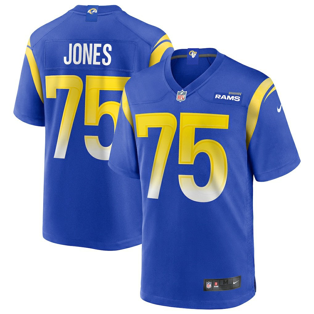 Nike Deacon Jones Los Angeles Rams Game Retired Player Jersey Royal