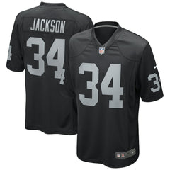 Nike Bo Jackson Las Vegas Raiders Game Retired Player Jersey Black