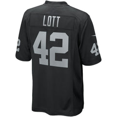 Nike Ronnie Lott Las Vegas Raiders Game Retired Player Jersey Black